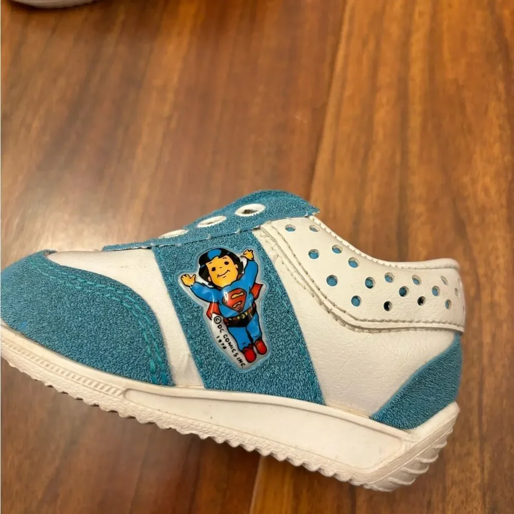 Superman vintage 1978 DC Comics blue/white sneakers